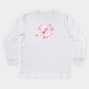 Cherry blossom Kids Long Sleeve T-Shirt